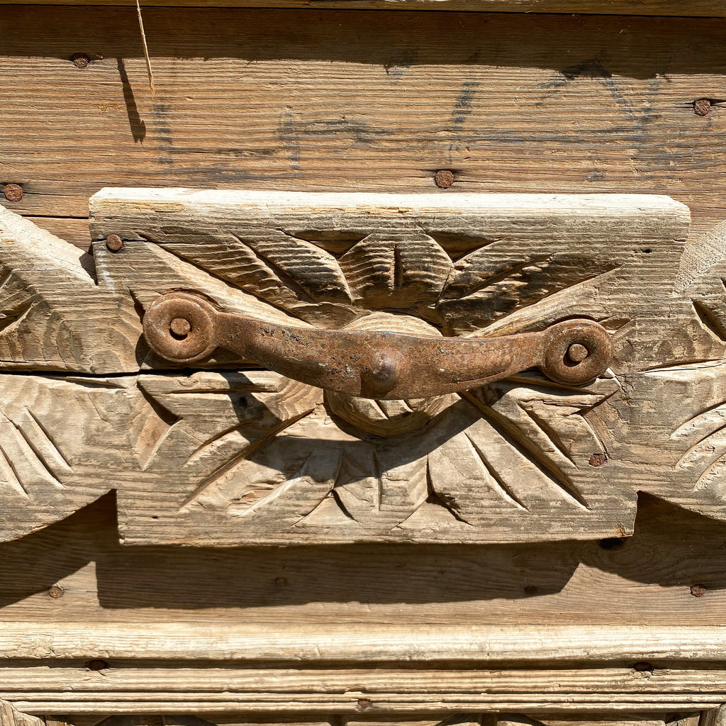 Large Pair Of Vintage Egyptian Carved Doors