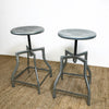 Pair of Vintage Modernist Industrial Stools