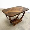 Art Deco "D" Base Side Table