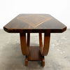 Art Deco "D" Base Side Table