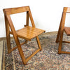 Pair of Italian Mid Century Trieste Folding Chairs