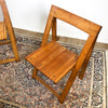 Pair of Italian Mid Century Trieste Folding Chairs