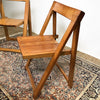 Pair of Italian Mid Century Trieste Folding Chairs