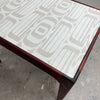 Restored Mid Century Glass Side Table
