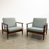Parker 110 Wrap Around Mid Century Armchair With Rattan Back Fully Restored Priced Individually