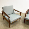 Parker 110 Wrap Around Mid Century Armchair With Rattan Back Fully Restored Priced Individually