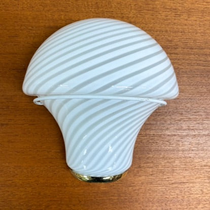 Mid Century Italian Murano Glass Mushroom Wall Lights Sconces