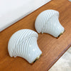 Mid Century Italian Murano Glass Mushroom Wall Lights Sconces