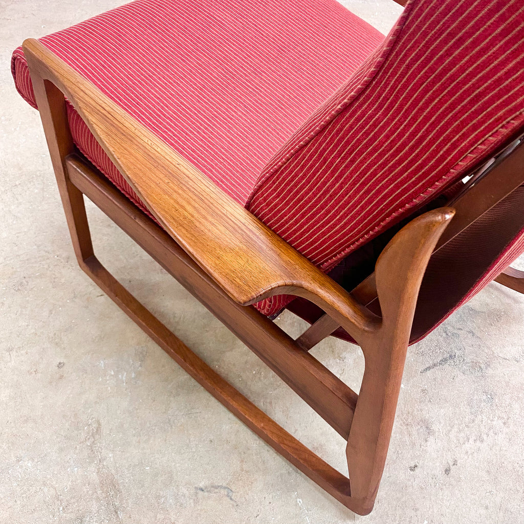 Fler Narvik Mid Century Teak Rocking Chair