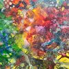 Mid Century Abstract Expressionist Oil Painting By Ronald Moore