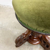 Antique Victorian Heavily Carved Piano Stool