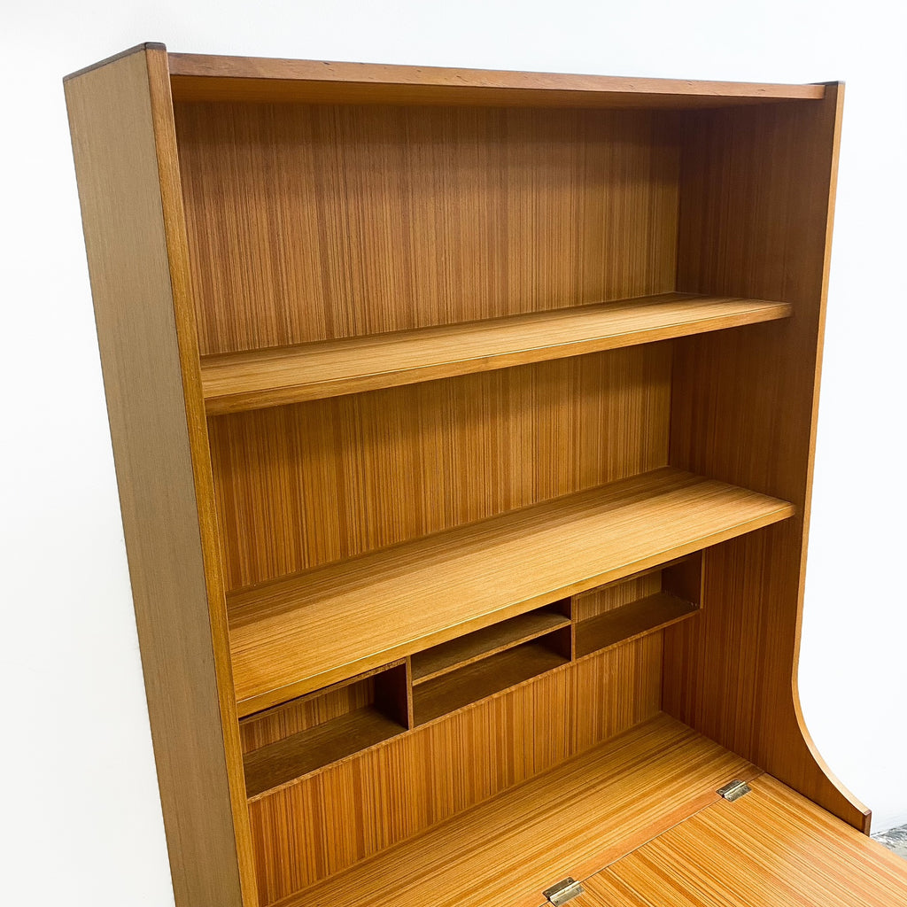 Mid Century Elite Bookcase Work Desk