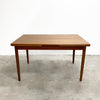 Mid Century Teak Danish Extension Dining Table - Restored