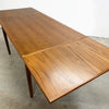 Mid Century Teak Danish Extension Dining Table - Restored