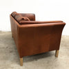 Danish Mid Century Leather Lounge