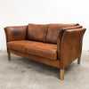 Danish Mid Century Leather Lounge