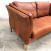 Danish Mid Century Leather Lounge