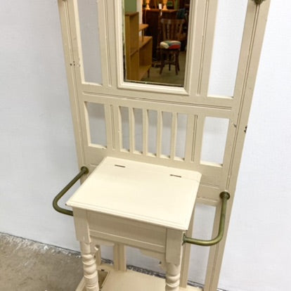 Compact Slim Antique Hallstand c1910 