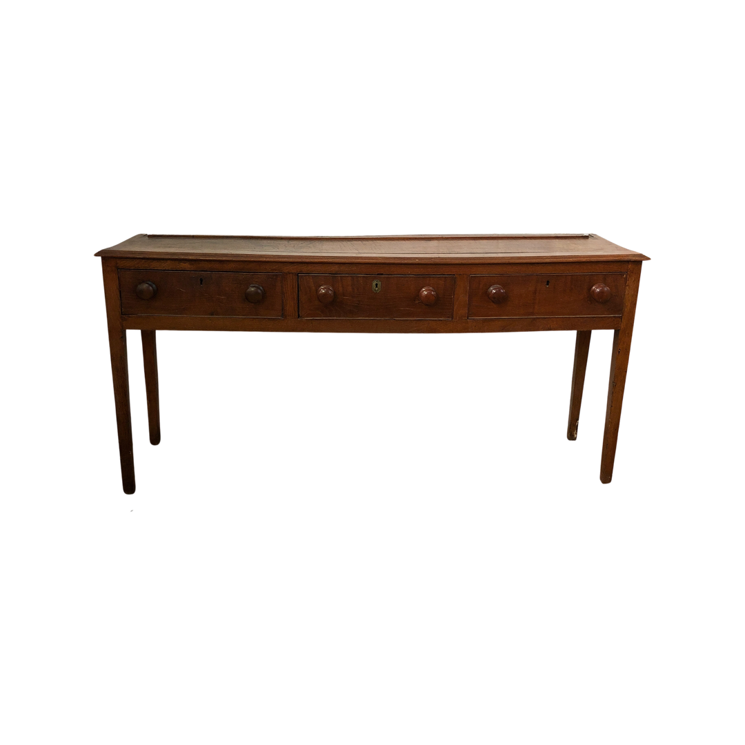 Superb Antique Welsh Oak Dresser Base Console Table