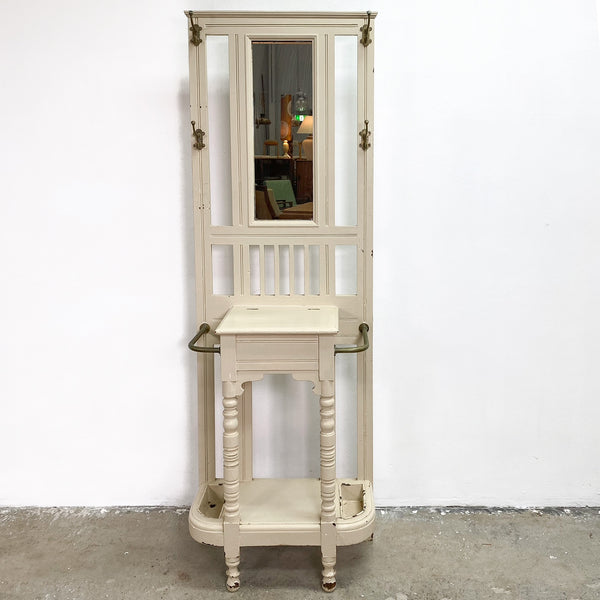 Compact Slim Antique Hallstand c1910 
