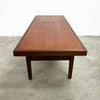 Mid Century Danish Teak Coffee Table With Chess Board