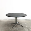 1990s Black Slate Top Coffee Side Table