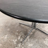 1990s Black Slate Top Coffee Side Table