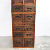 Tall Antique Early 20th Century 2 Piece Tansu Chest of Drawers