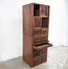 Tall Antique Early 20th Century 2 Piece Tansu Chest of Drawers