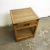 Cane Bedside Cabinet Late 20th Century