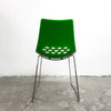 1990's Modernist Italian Calligaris 2 tone Green & Cream JAM Chair