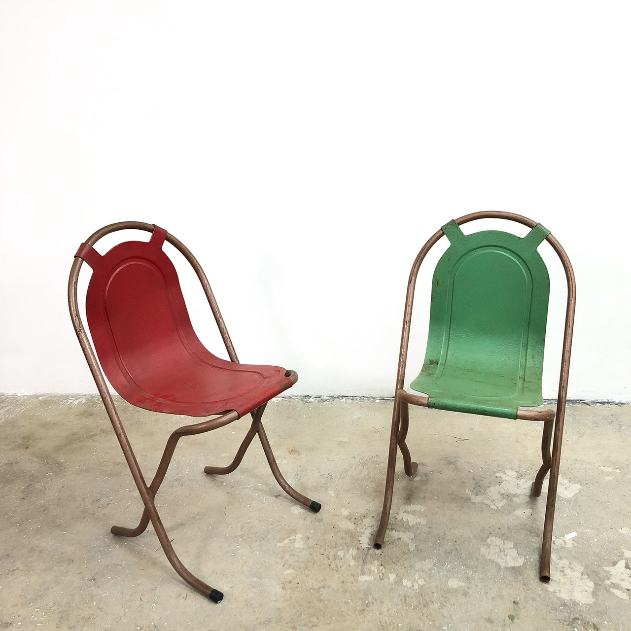 Vintage Mid Century Sebel Metal Stacking Chairs - Price Per Chair