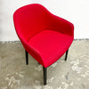 Lovely Red Soft Shell Chair By Vitra Made In Germany