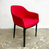 Lovely Red Soft Shell Chair By Vitra Made In Germany