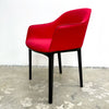 Lovely Red Soft Shell Chair By Vitra Made In Germany