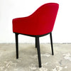 Lovely Red Soft Shell Chair By Vitra Made In Germany