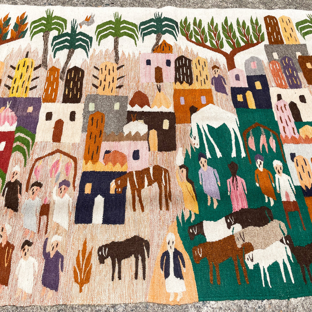 Egyptian Tribal Handmade Wool Rug