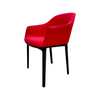 Lovely Red Soft Shell Chair By Vitra Made In Germany