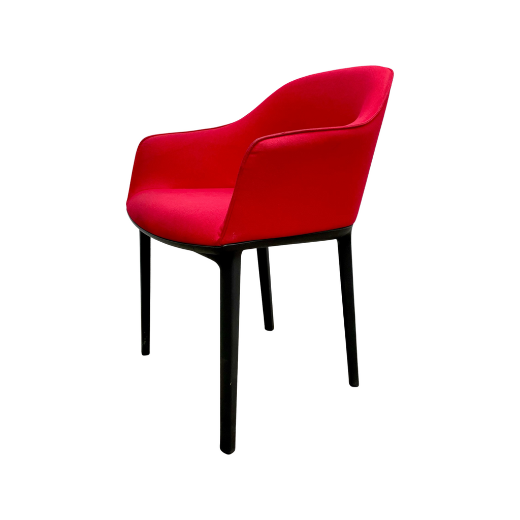 Lovely Red Soft Shell Chair By Vitra Made In Germany