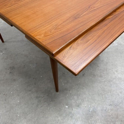 Restored Mid Century Parker Extension Dining Table