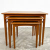 Restored Mid Century Nest Of Side Table