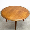Restored Mid Century TH Brown Blackbean Teak Dining Table