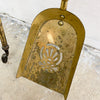 Set of Three Antique Brass Fire Tools