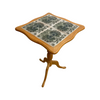 1960s Danish Oak Wine Side Table