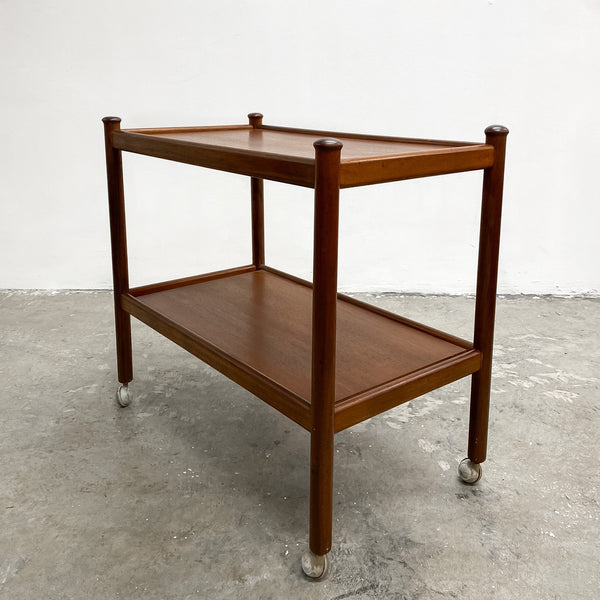 Parker Mid Century Teak Drinks Trolley