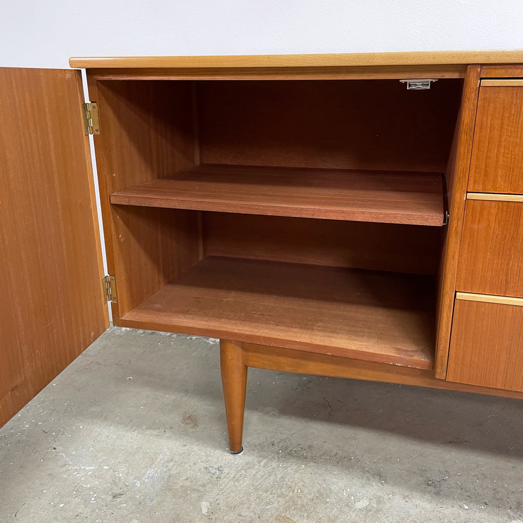 Mid Century Lip Handle Sideboard