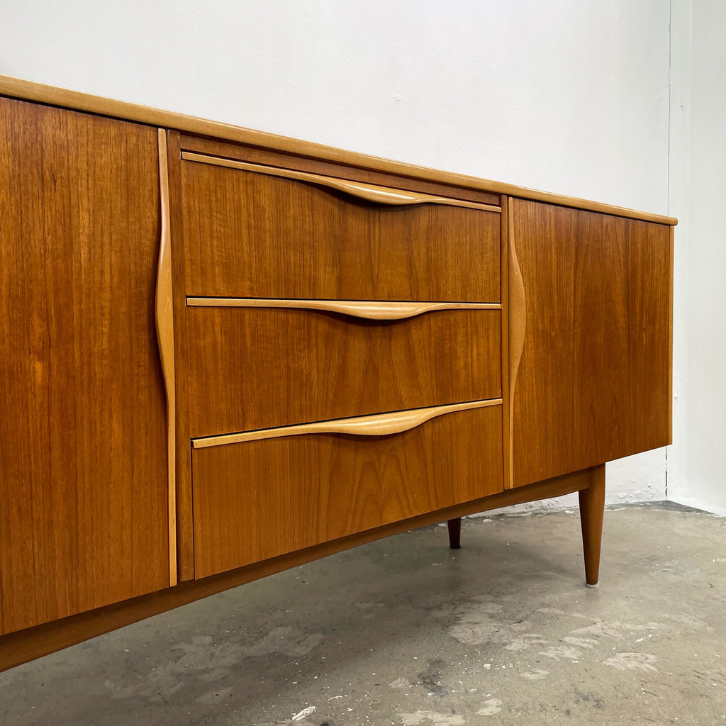 Mid Century Lip Handle Sideboard