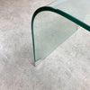 Vintage Curved Glass Coffee Table