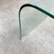 Vintage Curved Glass Coffee Table