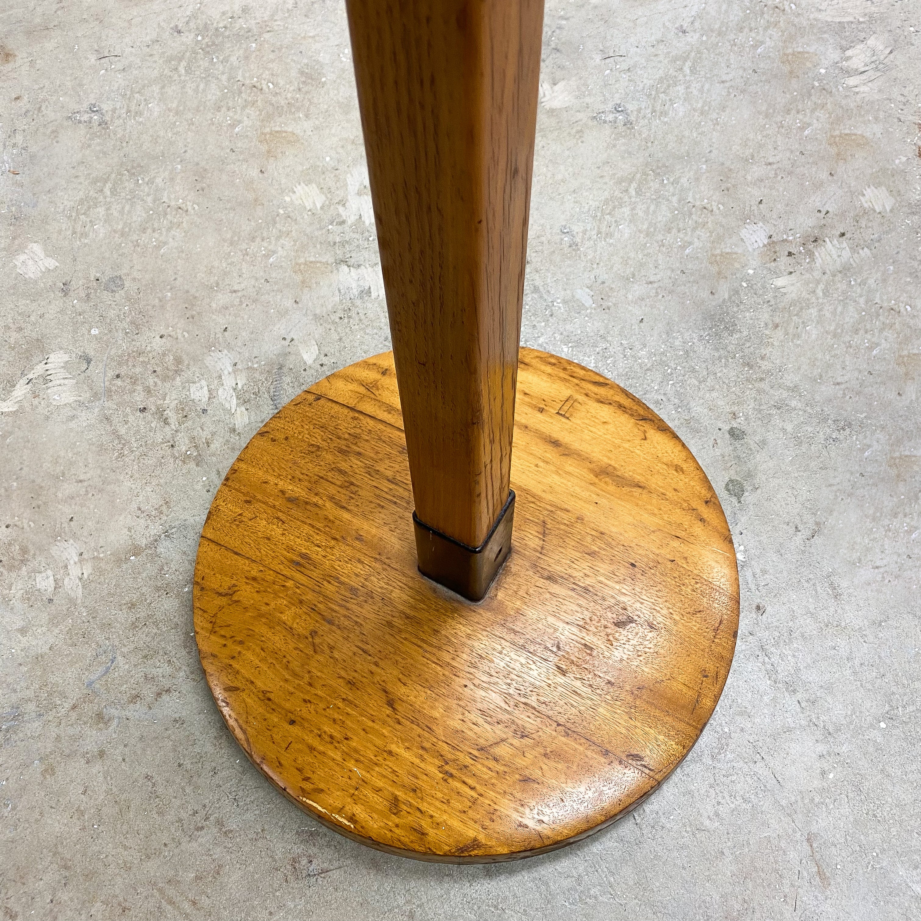 Vintage Industrial Solid Oak Hat Rack And Coat Stand– The Design Ark